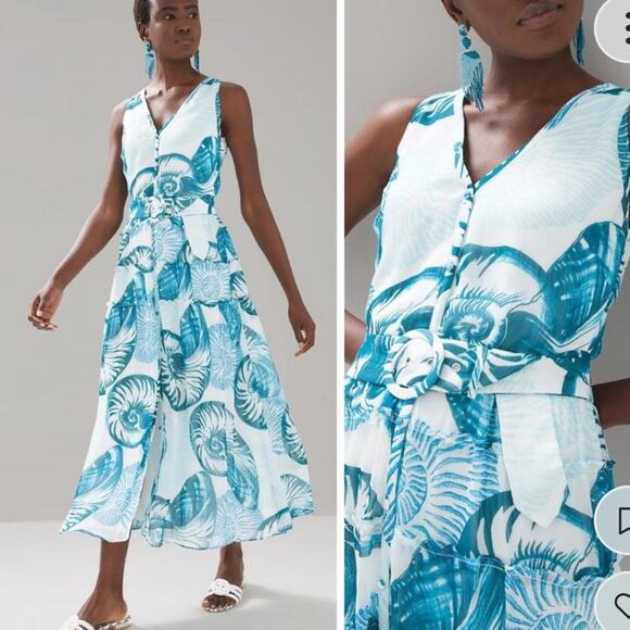 White House Black Market Seashell Dress - Picture 8 of 8